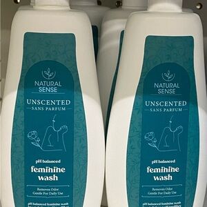 natural sense feminine wash 2 bottles
